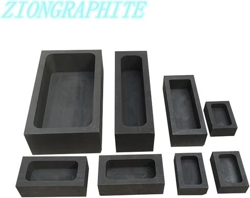 High quanlity Graphite Ingot Mold Graphite Crucible Square Boat for Melting Casting Refining Gold Silver Metal Aluminum Copper(175x52x42mm 1pcs) in Saudi Arabia