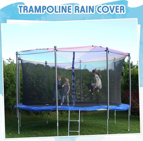 1 PCS Kids Play Parachute 10 FT Rainbow Parachute Tuy Tent Game for Children Gymnastics Cooperative Play and Outdoor Playground Playground Playground in Saudi Arabia