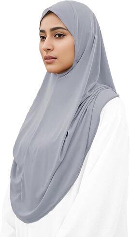 على استعداد لارتداء الحجاب للنساء العمامة الفورية تمتد وشاحًا مسلمًا ناعمًا للصلاة الحجاب in Kuwait