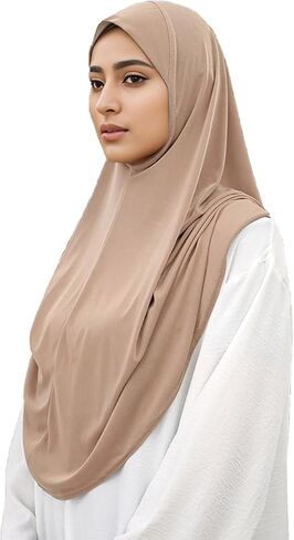 على استعداد لارتداء الحجاب للنساء العمامة الفورية تمتد وشاحًا مسلمًا ناعمًا للصلاة الحجاب in Kuwait