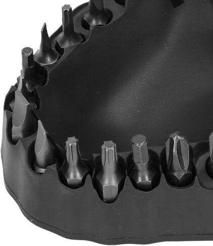 Fydun Stains Steel Drill ، حامل بت الأسنان مع 28 بت من حاملي المغناطيس مناسبة للشكل ملحقات أداة المنزل الخفيفة الوزن المغناطيسية (أسود) in Saudi Arabia