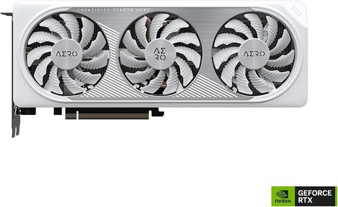GIGABYTE GeForce RTX 5060 Ti AERO OC 16G Graphics Card, 16GB 128-bit GDDR7, PCIe 5.0, WINDFORCE Cooling System, GV-N506TAERO OC-16GD Video Card in Saudi Arabia