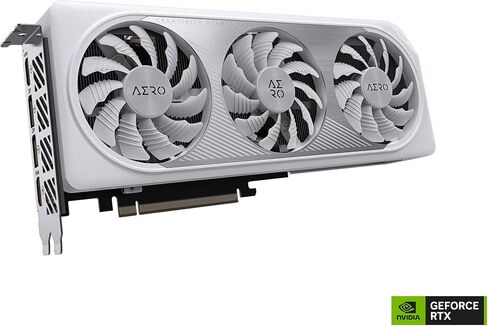 GIGABYTE GeForce RTX 5060 Ti AERO OC 16G Graphics Card, 16GB 128-bit GDDR7, PCIe 5.0, WINDFORCE Cooling System, GV-N506TAERO OC-16GD Video Card in Saudi Arabia
