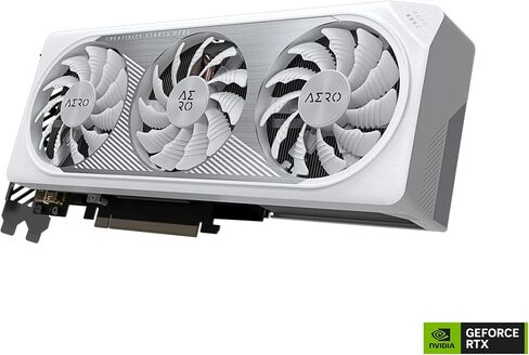 GIGABYTE GeForce RTX 5060 Ti AERO OC 16G Graphics Card, 16GB 128-bit GDDR7, PCIe 5.0, WINDFORCE Cooling System, GV-N506TAERO OC-16GD Video Card in Saudi Arabia
