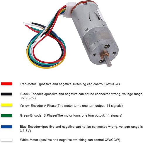 2PCS DC12V Robot Kit Motor Motor Motor Motor مع إكسسوارات مجموعة عجلات قوس التثبيت لطابعات روبوتات السيارات الذكية in Saudi Arabia