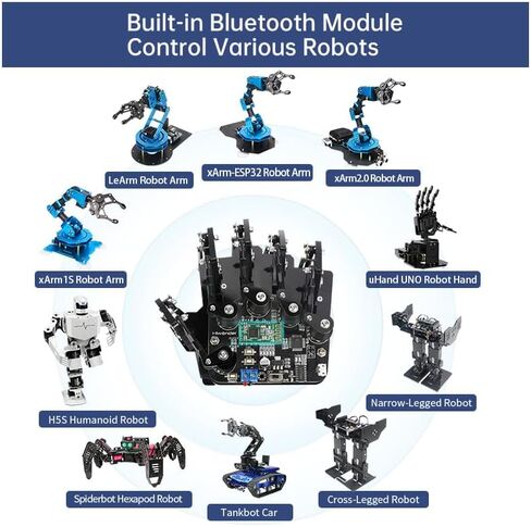 Robot Hand Glove Control Gesture Sensing for Arduino Robot Open Source Wireless Somatosensory Mechanical Robot Arm Glove for Robot Secondary Development in Saudi Arabia