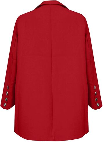 Womens Plus Size 2 Piece Suit Work Office One Button Blazer Jacket Pants Set Dressy Casual Business Outfits in Saudi Arabia