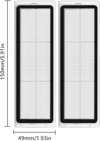 (4 Pack) L10S Ultra استبدال مرشح HEPA لـ Dreame L10S Ultra/L10S Pro Gen2/L10S Pro/D10 Plus Gen2/L10s بالإضافة in Kuwait