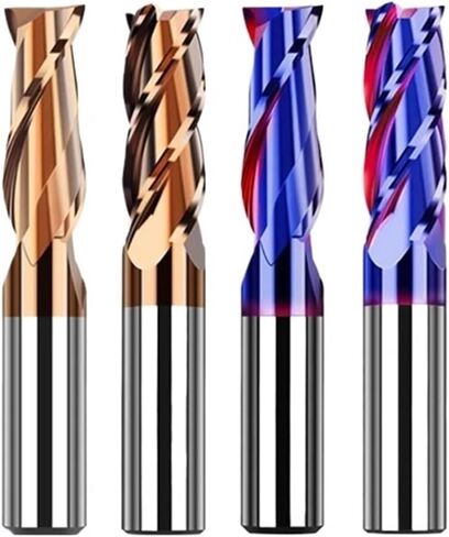 HRC55/65 Carbide Cutter Flat End Mills Metal Cutter Tungsten Steel End Mill Tungsten Carbide End MillsMilling Cutter(HRC65 4F,D3xD3x50L) in Saudi Arabia