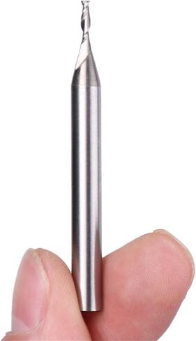 2pcs HSS 2 Flute End Mill Cutter 1mm-12mm Straight Shank Milling Woodworking Tool End Mill Router Bit for Wood Cutters(3mm) in Saudi Arabia