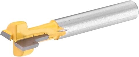 2pcs Yellow T Slot Cutter Router Bit for 3/8'' & 1/2'' Cutting Edge 1/4'' Shank in Saudi Arabia