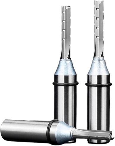 Milling Cutter for Wood 1/2 Shank Router Bit 3 Flute TCT Slot Cutter Straigh End Mill Carving MDF Plywood Woodworking Tool(30mm) in Saudi Arabia
