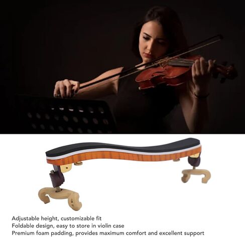 Height Adjustable Violin Shoulder Rest for 4/4 3/4 13 14 Inch Violas Versatile Design Height Support Instrument in Saudi Arabia