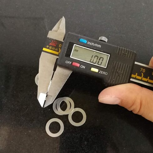 Thickness 1.0mm Stainless Steel Flat Washer Ultra Thin Gasket High Precision Adjusting Gasket M7-M8 Thin Shim, Good wear Resistance(8 * 16 * 1mm 100pcs) in Kuwait