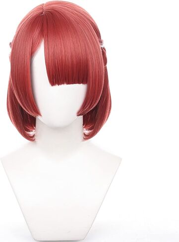 أنيمي Cosplay شعر مستعار أسود أصفر أصفر شعر صناعي مقاوم للنساء حزب عيد الهالوين مع غطاء in Kuwait