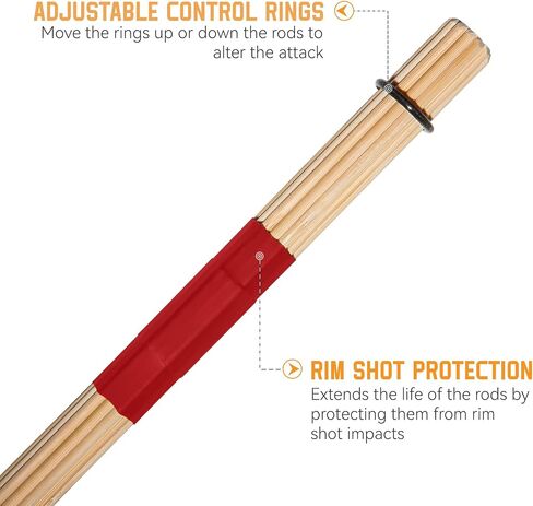 1PAIR JAZZ DRUM STACKS DRUMSTICKS BAMBOO PUNK DRUM in Kuwait