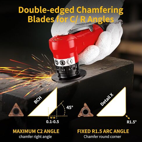 10pcs carbide تحول إدراج قابلة للفهرسة لأداة شطب الهواء ، شفرة الصلب آلة شطب الهوائية ، أداة تحول الرغوة مع محامل 10pcs (شفرة الزاوية c) in Kuwait