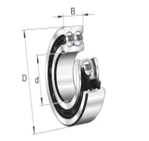 1PCS 3209A-2RS1TN9 3209 3209A 5209 45x85x30.2 3209-BD-XL-2HRS 3056209 3209B Contact Ball Bearings in Kuwait