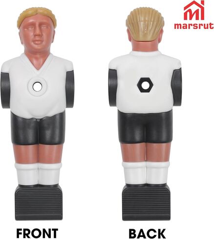 2pcs استبدال لاعبي Foosball ، مجموعة فريق Foosball Men ، لاعب كرة قدم ، استبدال الأجزاء البلاستيكية لطاولة كرة القدم (شكل الرجل ، 2 صواميل سداسية) in Saudi Arabia