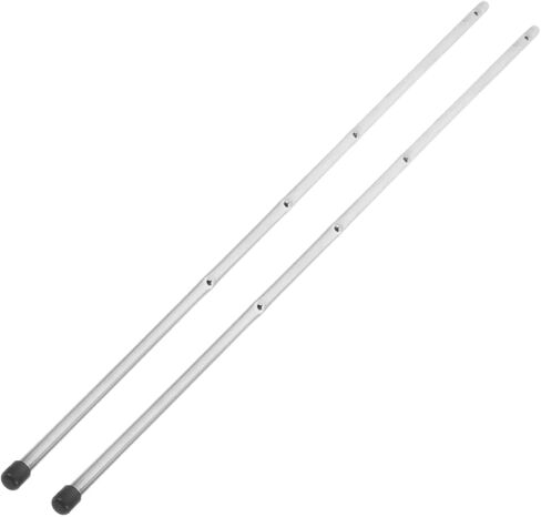 2pcs قضبان استبدال Foosball: مقابض آلة كرة القدم على الطاولة - قطب آلة كرة القدم للمكتب المعدني للطفل والبالغين in Kuwait