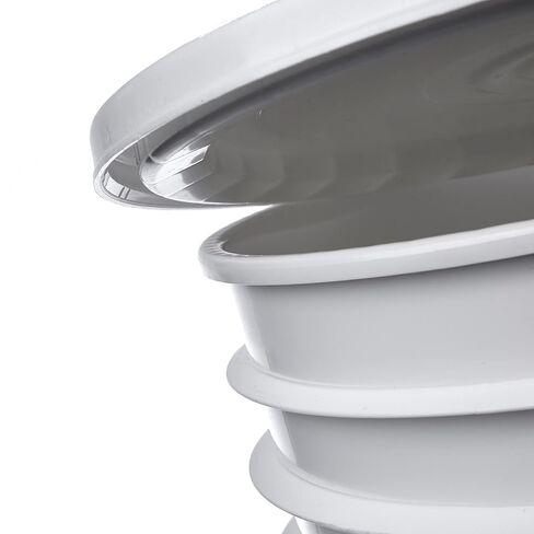 Hudson Exchange Premium 7 Gallon Bucket, HDPE (1 Pack - Flat Lid Included, White) in Kuwait