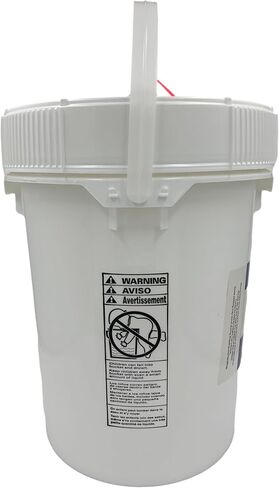 Natures Wisdom Food Grade Diatomaceous Earth (5 Gallon), 100% Pure Freshwater Amorphous Silica, Food Grade Bucket with Screw Lid, Durable Pail, Air-Tight, Resealable, Child Resistent, Senior Friendly in Saudi Arabia