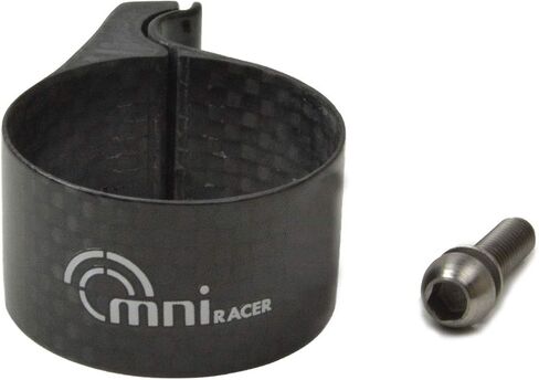 OMNI Racer Worlds LIGHTEST Full Carbon Front Derailleur Adapter Clamp: Size 31.8mm & 34.9mm Diameter in Kuwait