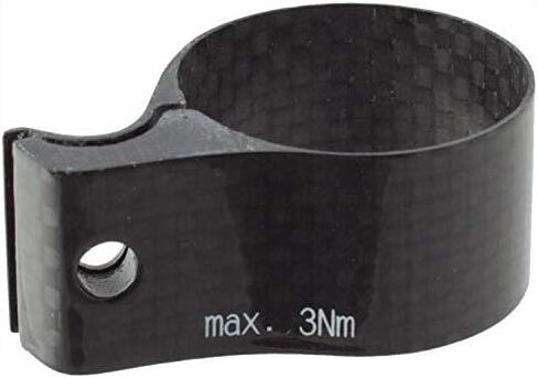 OMNI Racer Worlds LIGHTEST Full Carbon Front Derailleur Adapter Clamp: Size 31.8mm & 34.9mm Diameter in Saudi Arabia