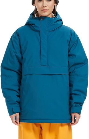 Womens Waterproof Ski Jacket Warm Winter Snow Coat Windbreaker Hooded Thick Snowboard Jacket in Kuwait