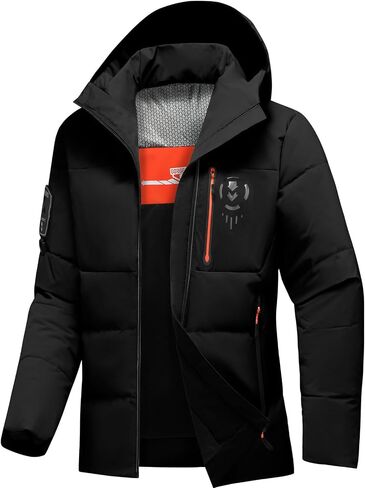 Women's Insulated Jacket Windproof Waterproof Thermal Hooded Ski Snowboard Coat with Multiple Pockets in Saudi Arabia