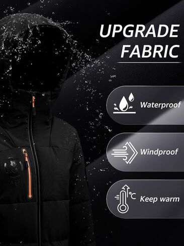 Women's Insulated Jacket Windproof Waterproof Thermal Hooded Ski Snowboard Coat with Multiple Pockets in Saudi Arabia