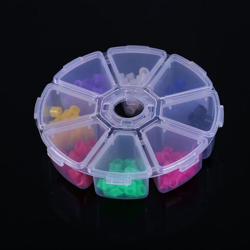 Xux US Stock 160pcs/Box Silicone Code Rings Rings Autolavable Contull Rings لأدوات المختبر in Saudi Arabia