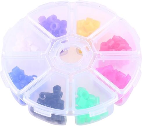 Xux US Stock 160pcs/Box Silicone Code Rings Rings Autolavable Contull Rings لأدوات المختبر in Saudi Arabia