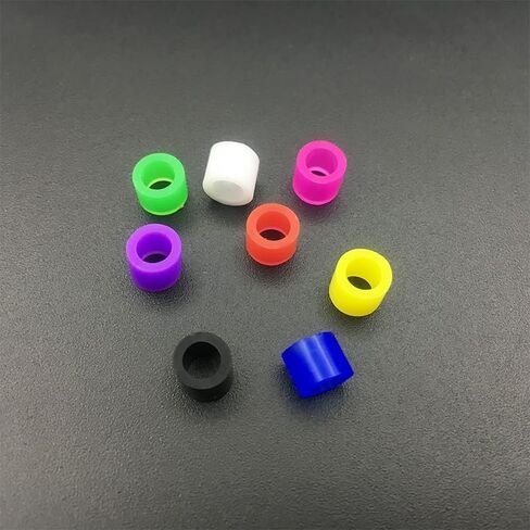 Xux US Stock 160pcs/Box Silicone Code Rings Rings Autolavable Contull Rings لأدوات المختبر in Saudi Arabia
