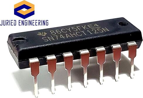 SN74AHCT125N SN74AHCT125 74AHCT125 Quadruple Bus Buffer Gates with 3-State Outputs Breadboard-Friendly IC DIP-14 (Pack of 20) in Saudi Arabia