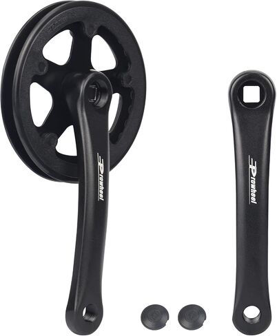 WEEROCK PROWHEEL BIKE CRANKSET 1 قطعة/فرد 32T كرنك مع ذراع 170 مم وسلسلة doulbe لدراجة MTB ، والدراجات القابلة للطي ، متوافقة مع 6/7/8/9/10 سرعات الحرة in Kuwait