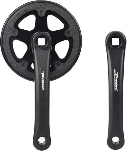 WEEROCK PROWHEEL BIKE CRANKSET 1 قطعة/فرد 32T كرنك مع ذراع 170 مم وسلسلة doulbe لدراجة MTB ، والدراجات القابلة للطي ، متوافقة مع 6/7/8/9/10 سرعات الحرة in Kuwait