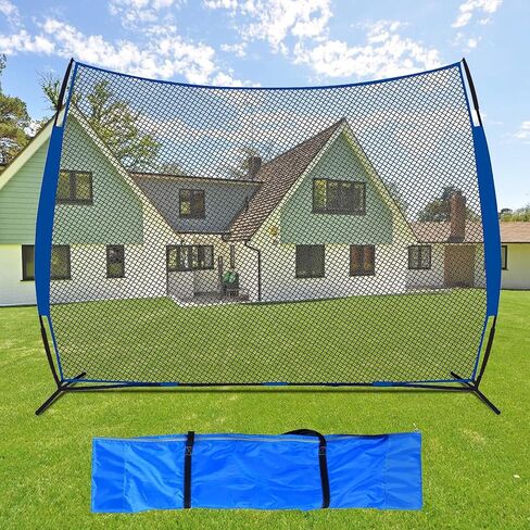 PGL 16x10ft الحاجز الرياضي الشبكة ، Lacrosse Backstop Net ، شبكات ضرب كبيرة للبيسبول وكرة القدم ، معدات التدريب على رياضة الكرة المحمولة ، مناسبة للبيسبول الهوكي لاكروس كرة القدم in Kuwait
