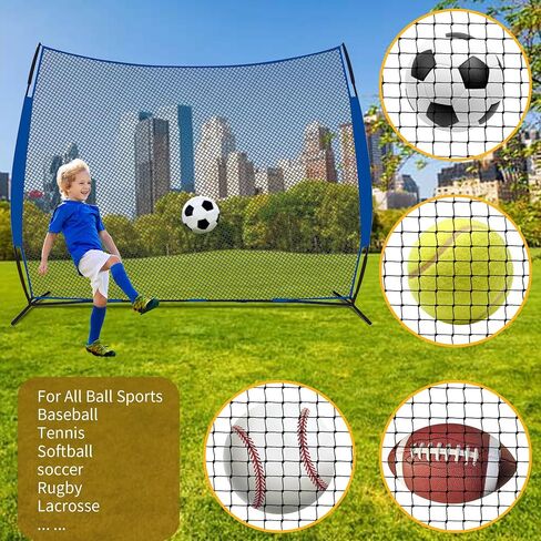 PGL 16x10ft الحاجز الرياضي الشبكة ، Lacrosse Backstop Net ، شبكات ضرب كبيرة للبيسبول وكرة القدم ، معدات التدريب على رياضة الكرة المحمولة ، مناسبة للبيسبول الهوكي لاكروس كرة القدم in Kuwait