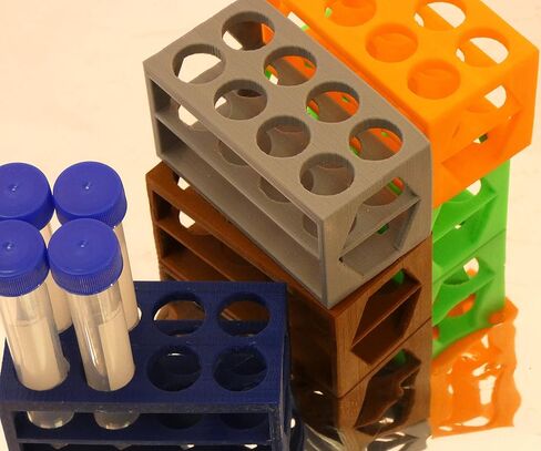 Mini Tube Rack, Micro Stand, Hole Diameter 18 mm, for 5 ml to 15 ml Centrifuge or Test Tubes, 8 Positions (1) in Saudi Arabia