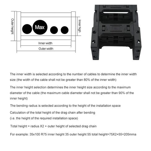 1pc سلسلة خزان سميكة مقاومة للحرارة جسر مقاوم للارتداء in Kuwait