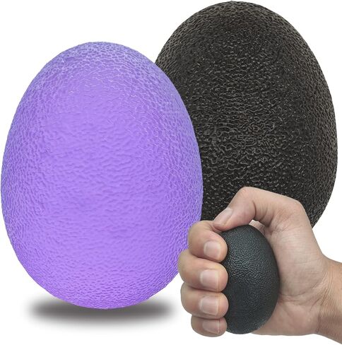 Stress Balls for Adults, Hand Exersicers for Strength, Squeeze Balls for Hand Therapy, Hand Exersice Balls for Hand, Finger and Wrist Training with Carrying Bag in Saudi Arabia