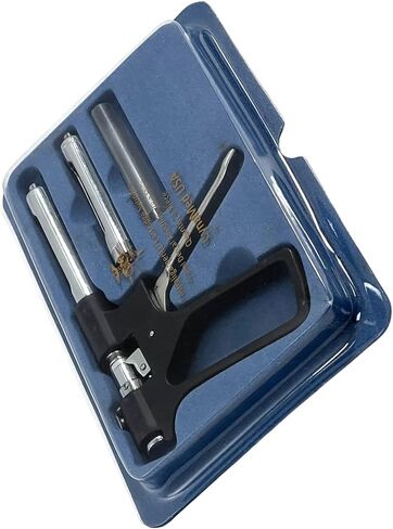 حقنة التخدير داخل الصبغة | نوع السلاح المحقنة 1.8 مل مع 2 براميل قابلة للتبديل | حقن مسدس زرع الأسنان | أدوات الأسنان الفولاذ المقاوم للصدأ (مقبض أسود) in Kuwait