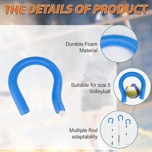 رأس كرة الطائرة Spike Trainer Foam Lead فقط لأدوات التدريب على الكرة الطائرة ， يشمل زوجًا من منصات ركبة التمارين الرياضية للكرة الطائرة ، معدات مدرب خفيفة الوزن متينة للتقديم (رأس الرغوة فقط) in Kuwait