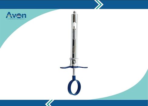 3 Piece Set - 1.8cc Dental Anesthetic Syringe Type-CW | Color Handle Finger Ring Plunger | German Stainless Steel Dental Anesthestics Dispensing Syringe (Set of 3 - 1.8mL - Red) in Saudi Arabia
