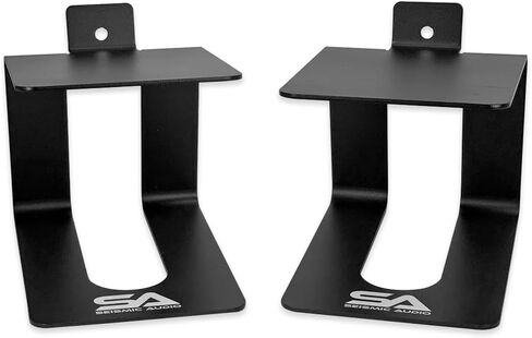 Seismic Audio - SA-MS001 - Pair of Desktop Speaker Stands for Studio Monitors, Bookshelf, PC Speakers in Saudi Arabia