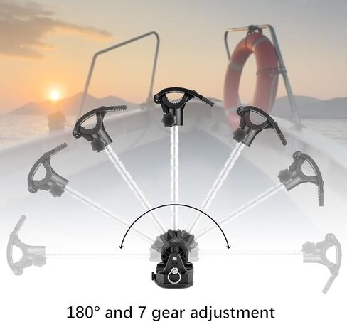 Trolling Motor Stabilizer Mount Support for Minn Kota Terrova, Riptide Terrova, Ulterra, Riptide Ulterra, Power Drive,Hold Trolling Motor Shaft Securely&Reduces Bounce in Kuwait