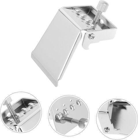 4 String Banjo Tailpiece Bridge Plate Silver Tailpiece for Acoustic Guitar Accessory in Saudi Arabia