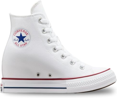 Converse Model Chuck Taylor All Star Wedge Platform Whtred T. 38 ، White ، 8 Au in Kuwait