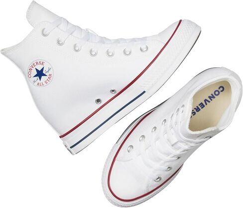 Converse Model Chuck Taylor All Star Wedge Platform Whtred T. 38 ، White ، 8 Au in Kuwait